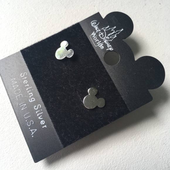 SOLD Sterling Silver Disney Mickey Mouse Earrings - Picture 7 of 7